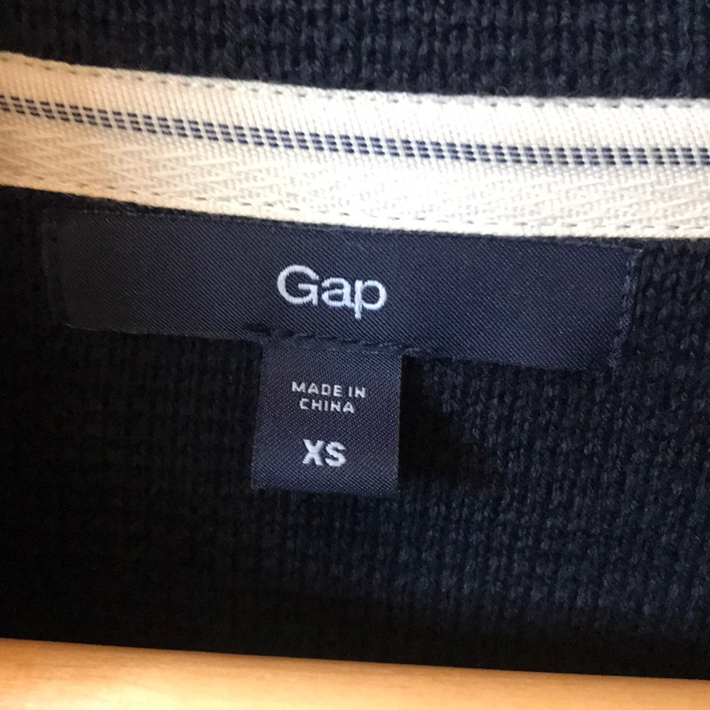 Gap, Double Button, Sweater Jacket. Navy Blue. - image 2